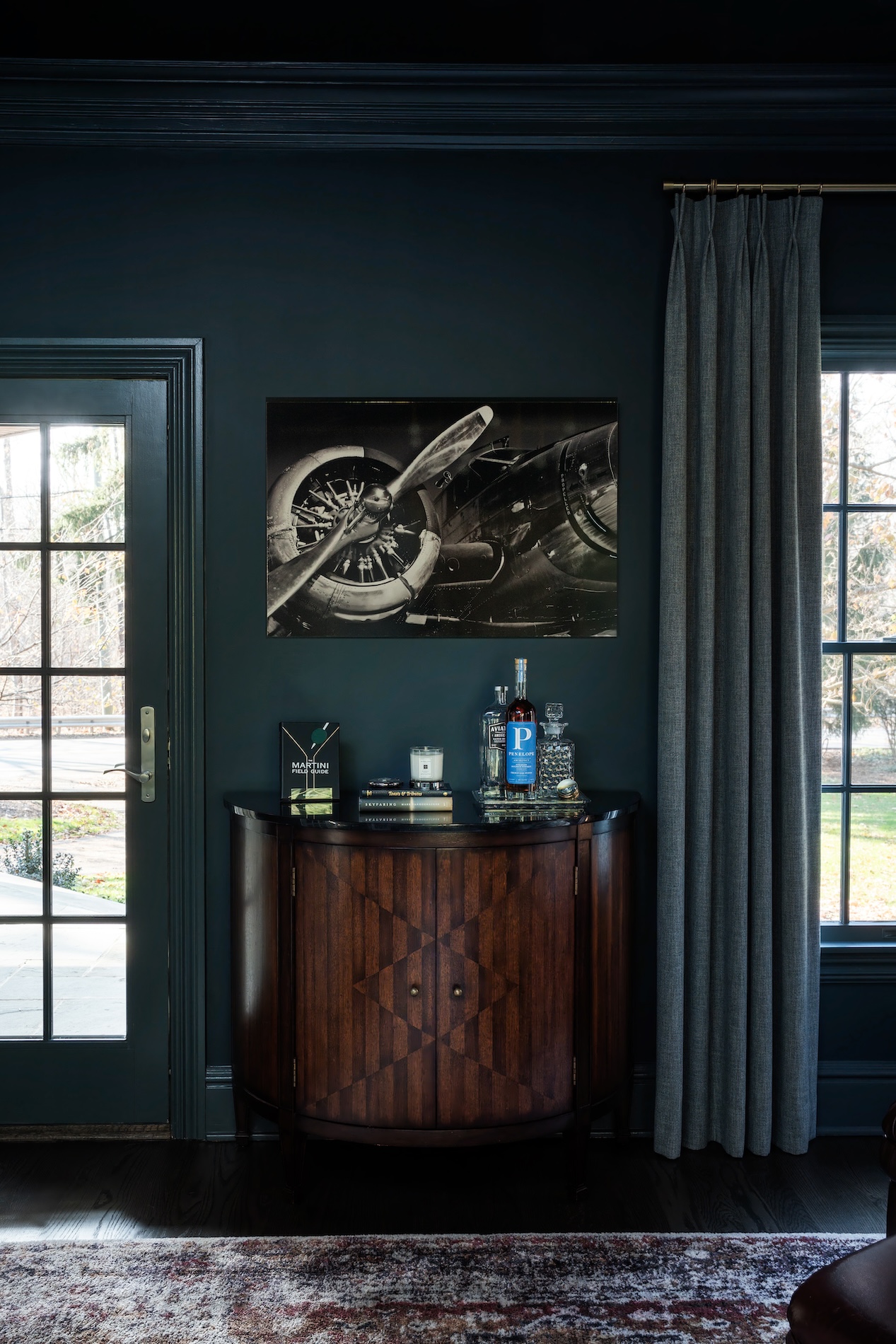 Color Drenched Home Office Interior Design Wostbrock Home