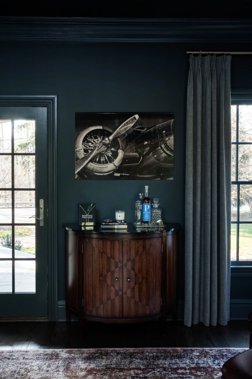 Color Drenched Home Office Wostbrock Home