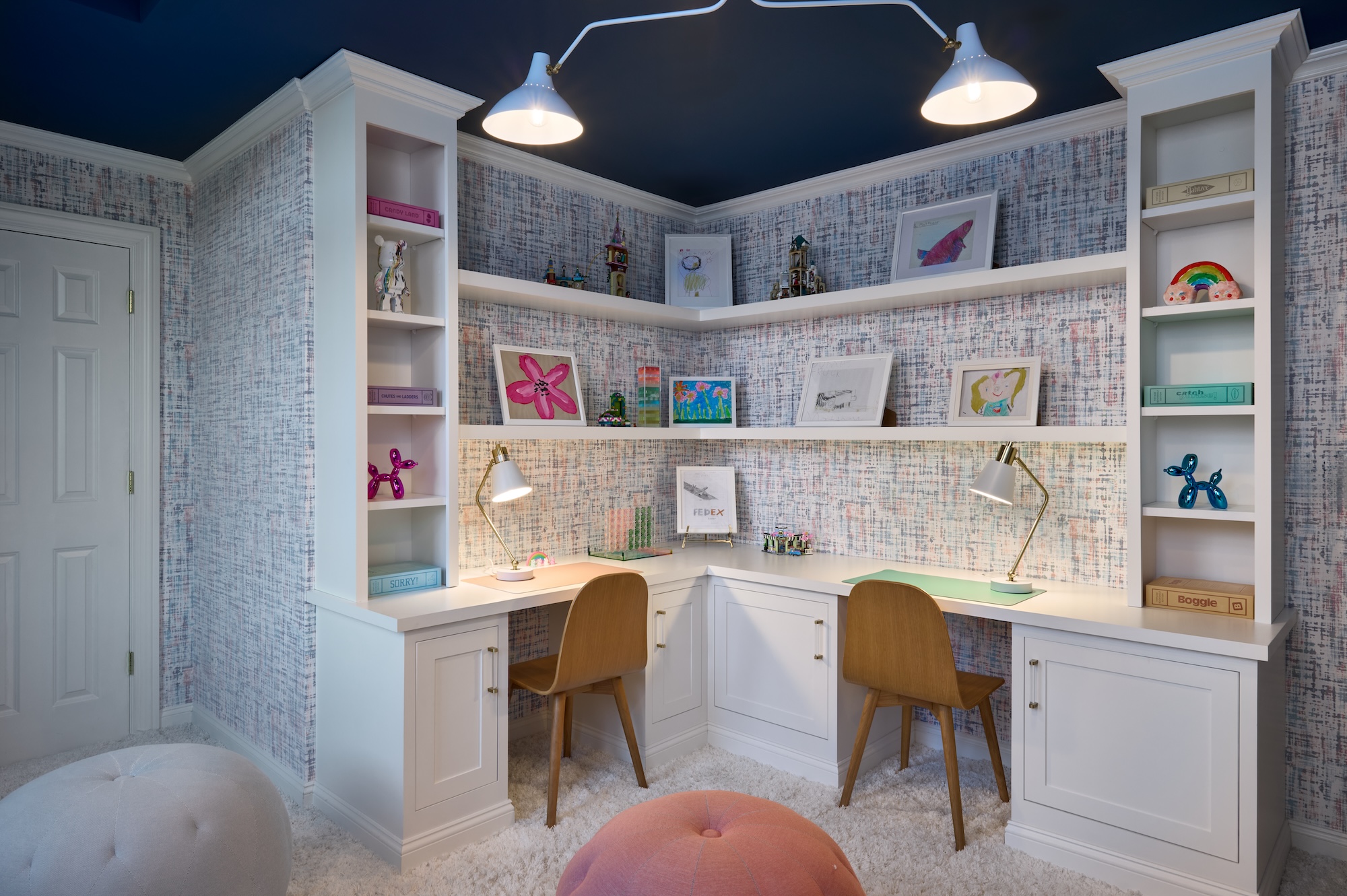 custom built ins in kids bedroom