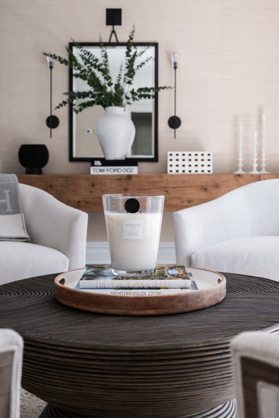 Living Room Sitting Area Large Candle