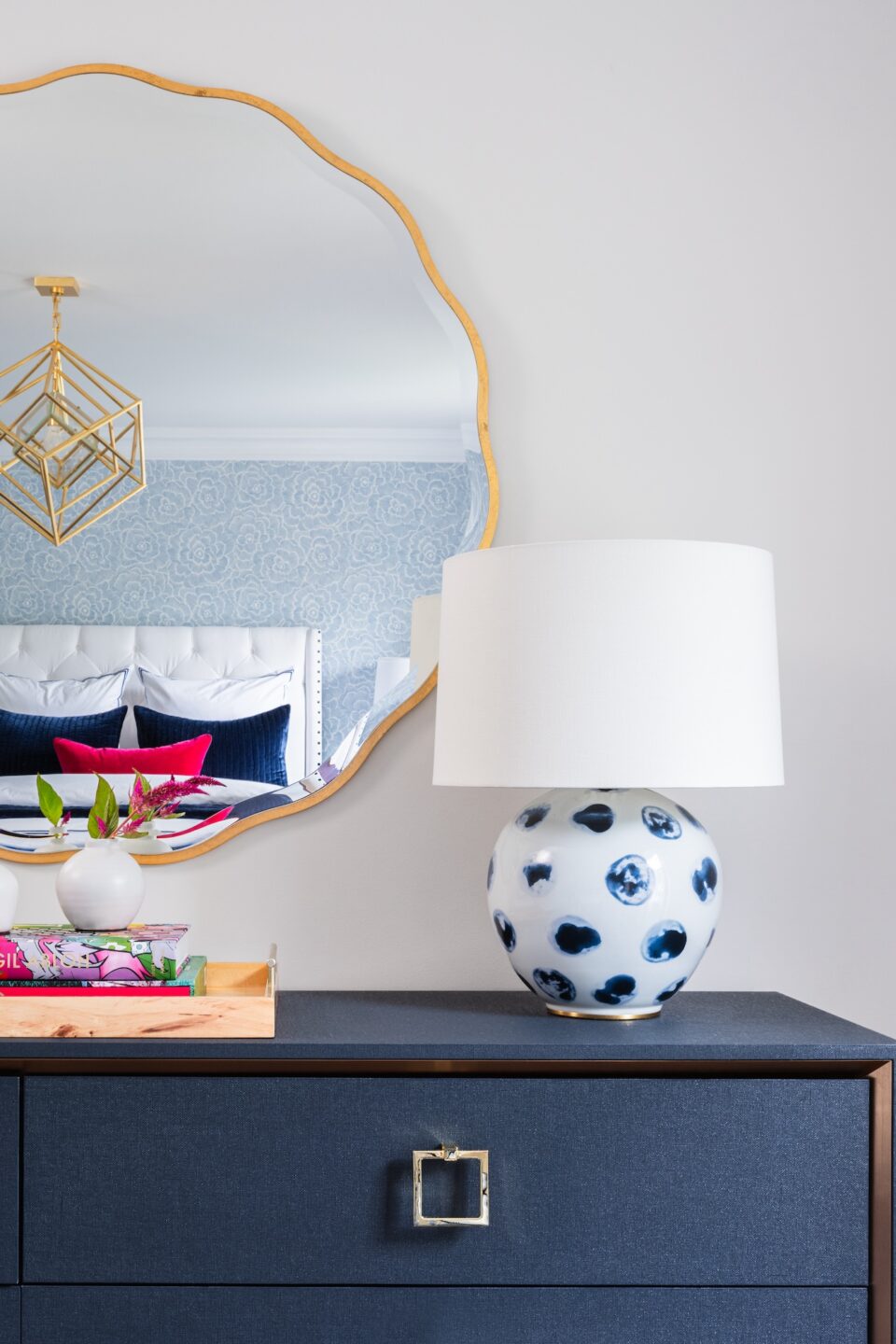 Wostbrock Home Bedroom Interior Design Blue White