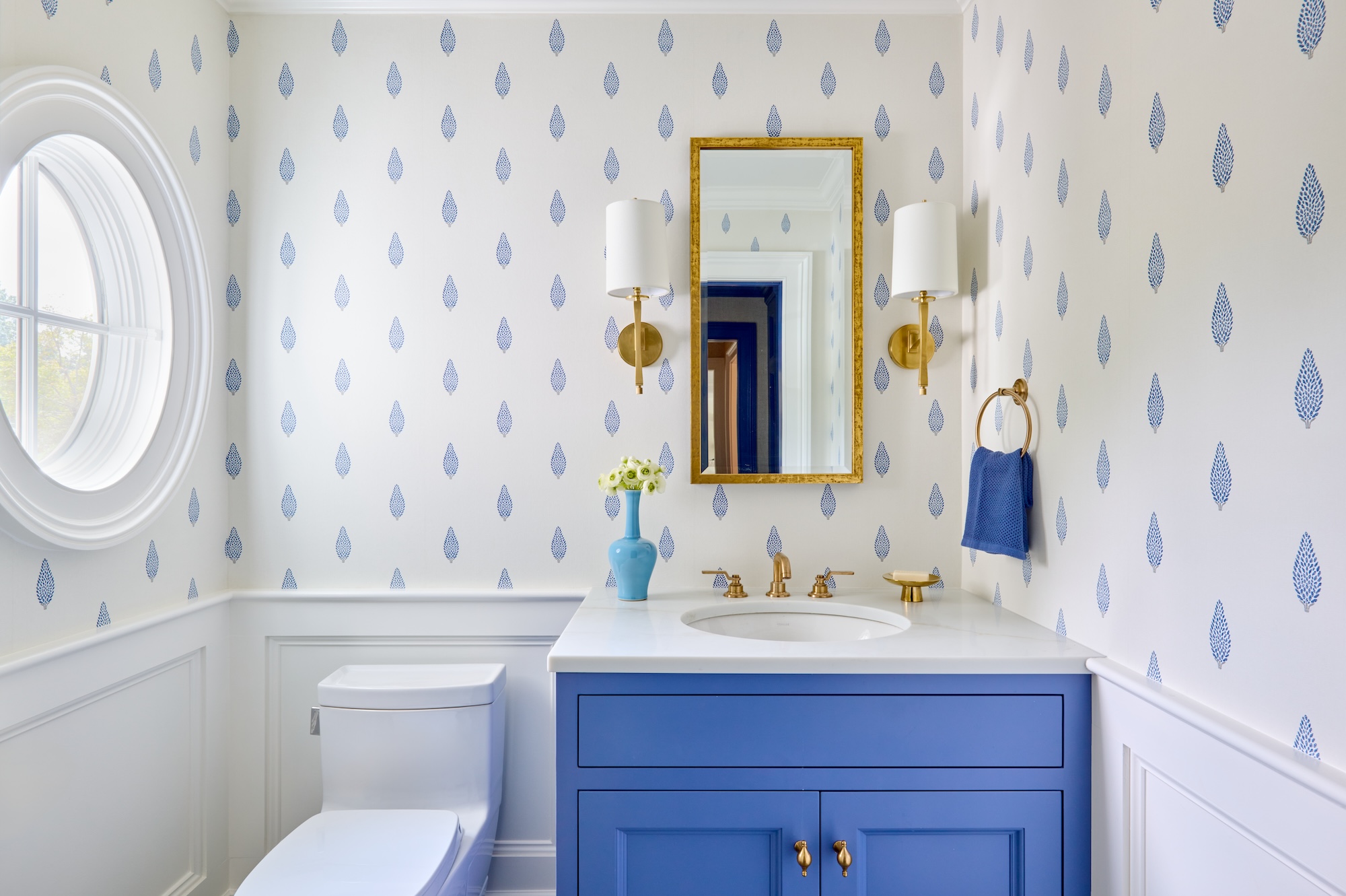 wostbrock home powder room interior design